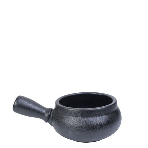 Tazon sopa negro mate