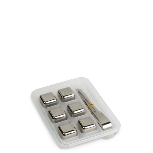 Set x 6 hielos en acero inoxidable