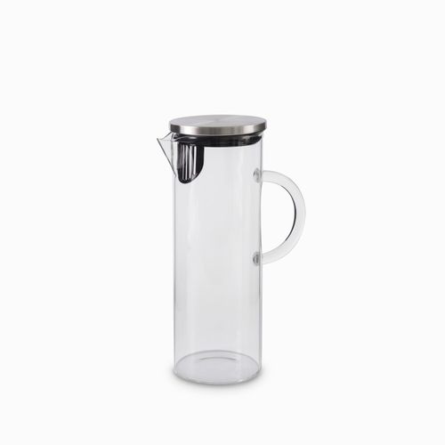 Jarra en vidrio borosilicato con tapa 1300ml