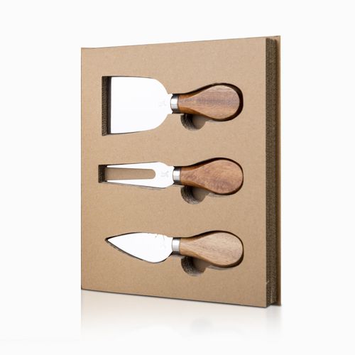 Set x3 cuchillos para queso