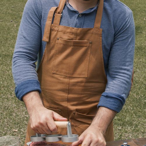 Delantal canvas para bbq
