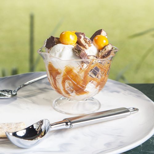 Copa de helado waffle