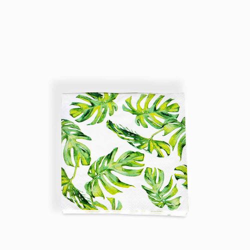 Servilletas hoja monstera 12.5cm