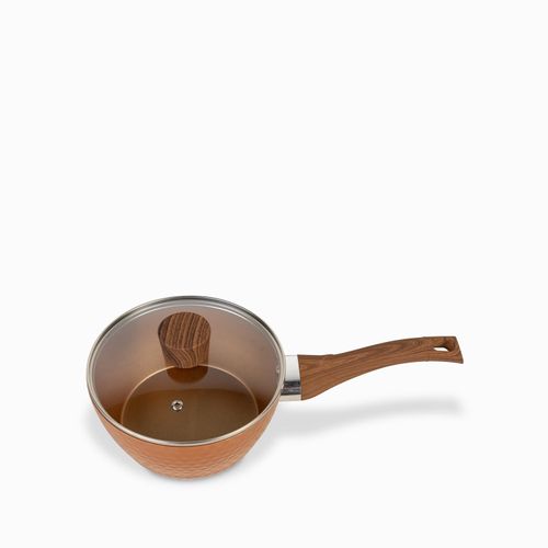 Olla con mango largo destro copper 18 cm