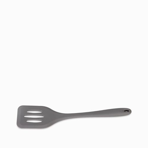 Espatula ranurada silicona gris