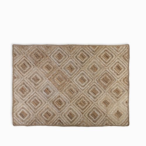 Tapete Yute rombos natural 140x200cm