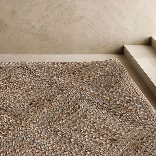 Tapete Yute rombos natural 76x120cm