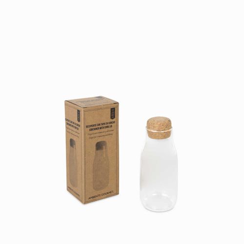 Recipiente con tapa en corcho 19cm