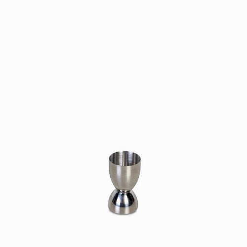 Medidor de cocteles plateado 30ml 60ml
