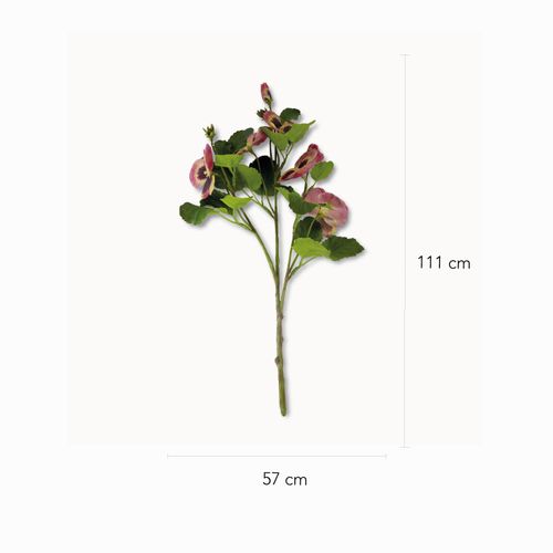 Flor Viola morada 46cm