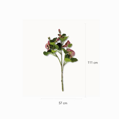 Flor Viola rosada 46cm