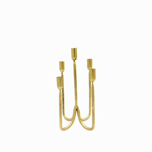 Candelabro Reve dorado