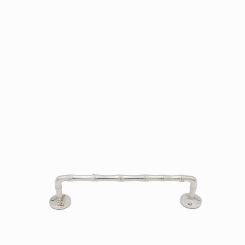 Soporte para toalla plateado