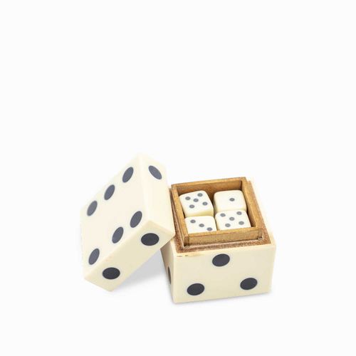 Caja dado blanca