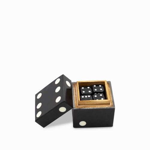 Caja dado negra