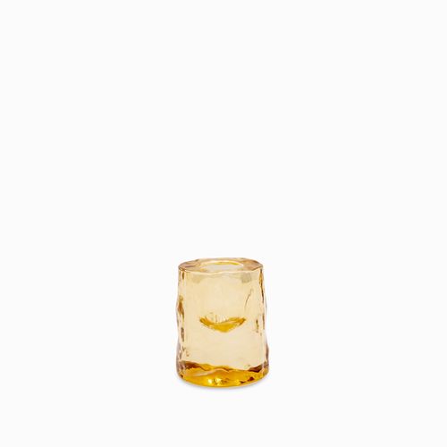 Candelabro Rocas ambar