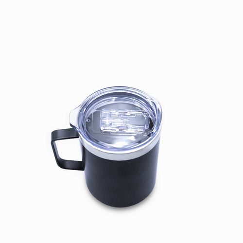 Mug doble pared en acero slate