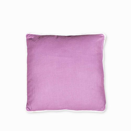 Cojín flor purpura 45x45cm