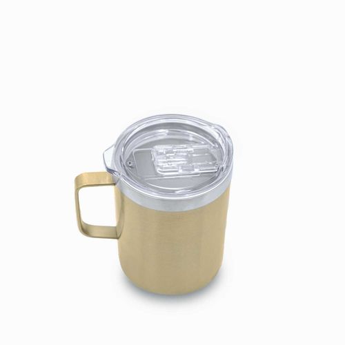 Mug doble pared en acero gold