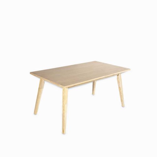 Mesa comedor madera pata recta 76x157x87cm