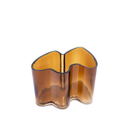 Jarrón Olivia ambar mediano