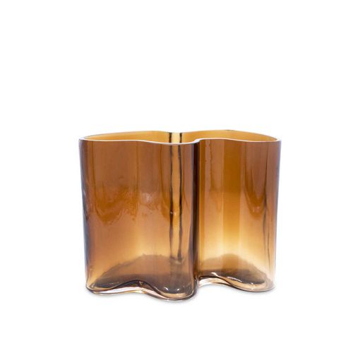 Jarrón Olivia ambar mediano