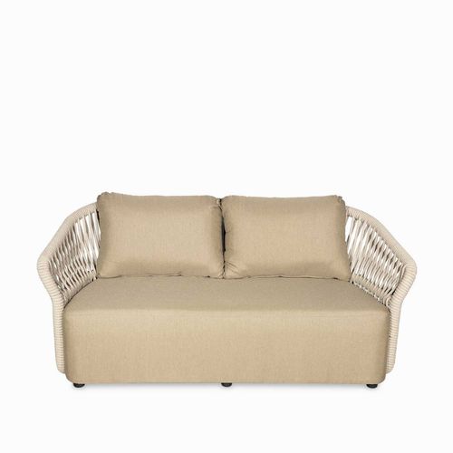 Sofá 2 puestos california beige 74x172x89