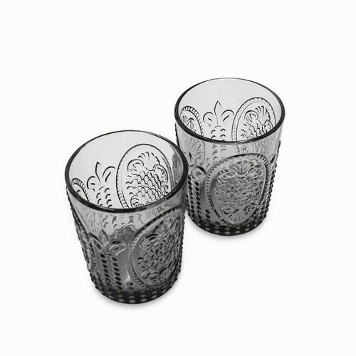Vaso Kenia gris 340ml setx2