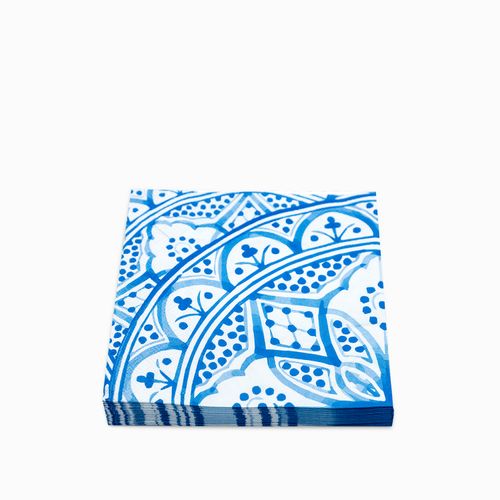 Servilletas Mosaico azul