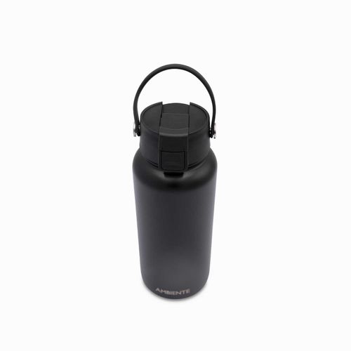 Termo doble pared negro 950ml