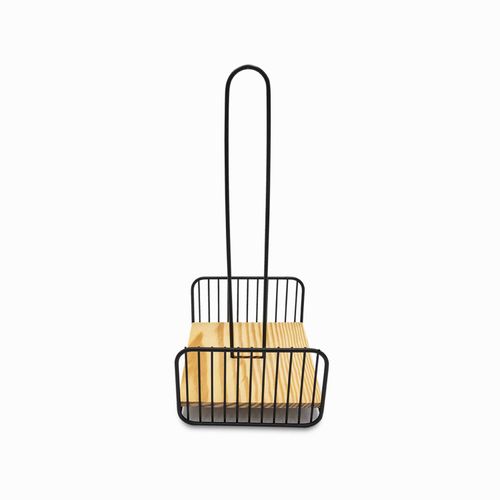 Soporte papel cocina base madera