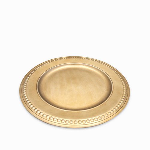 Plato base Olivia silver 33cm