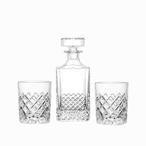 Licorera y vasos para licor lago setx3