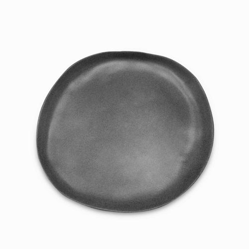 Plato principal Aurah gris 28cm