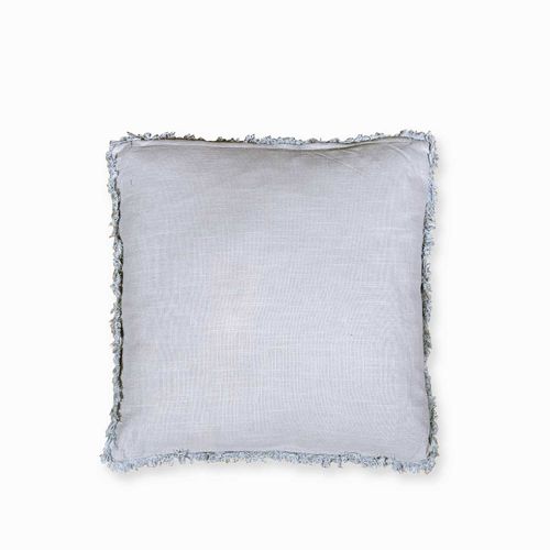 Cojín algodón gris 45x45cm