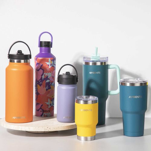 Vaso doble pared aguamarina 850ml