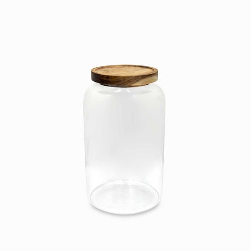 Recipiente para almacenar tapa madera 2500ml