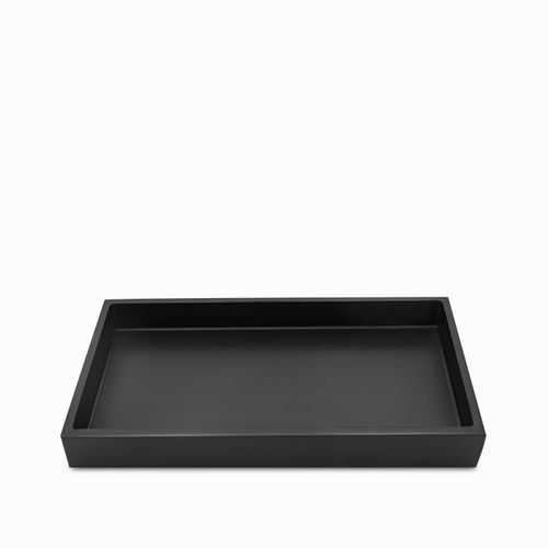 Bandeja para baño negro 25 cm
