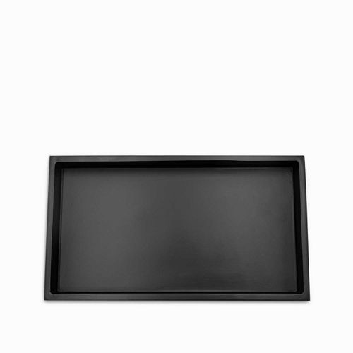 Bandeja para baño negro 25 cm