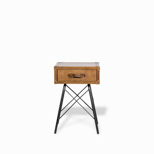 Cajonera en Hierro y Cuero