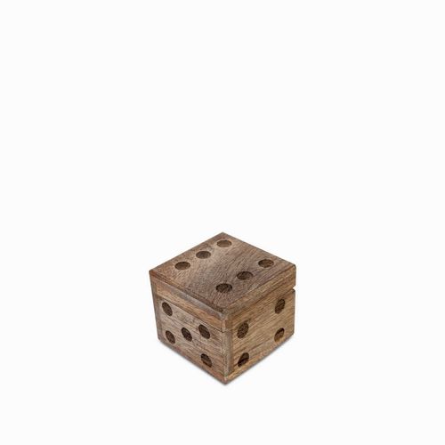 Juego dados en madera