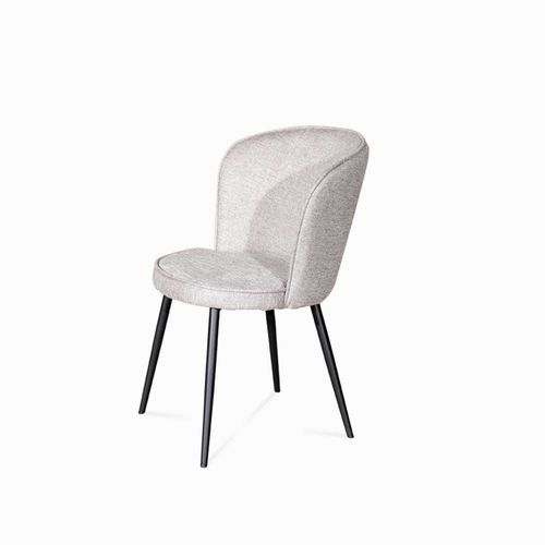 Silla de comedor Jenna gris claro 84x58x59