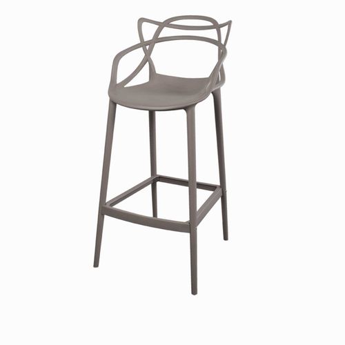 Silla de bar York gris