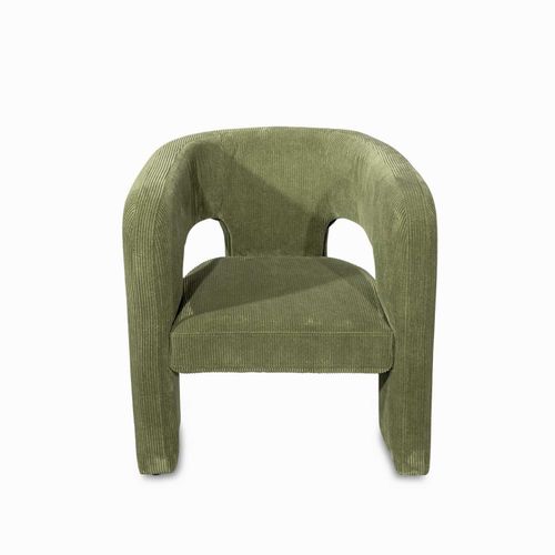 Poltrona Inez verde 67x61x76h