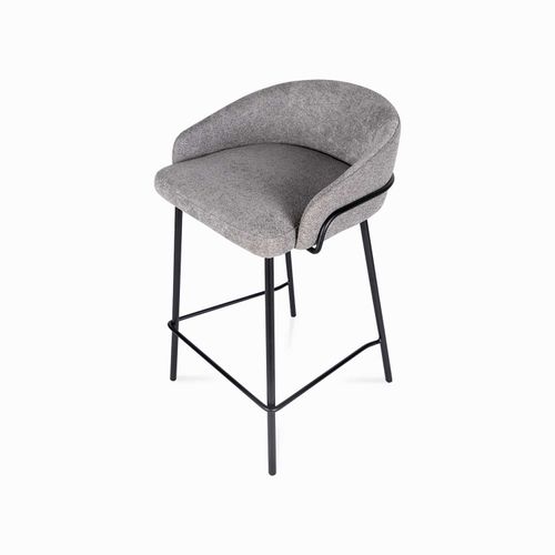 Silla bar Sahara gris 79x50x49