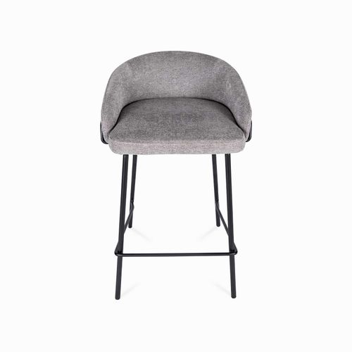 Silla bar Sahara gris 79x50x49
