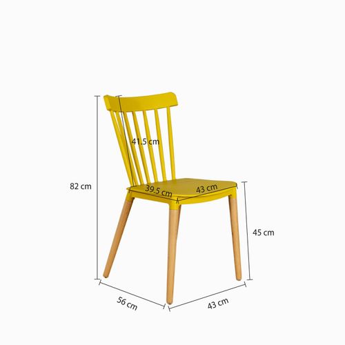 Silla Rail amarilla