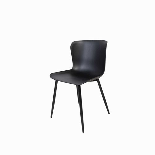 Silla de comedor Negra
