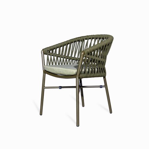 Silla comedor Berlin verde 77x60x60