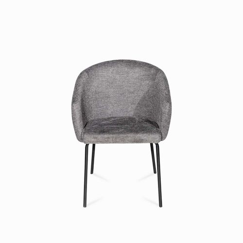 Silla de comedor Doha gris oscuro 84x49x57